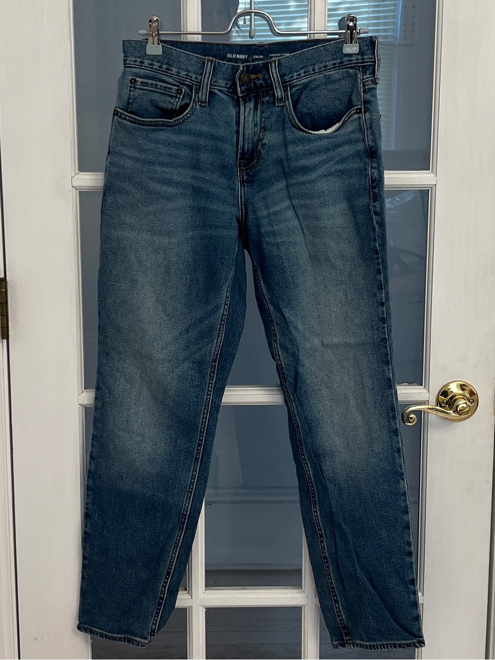 OLD NAVY Men’s Athletic Taper Built-In Flex Medium Wash Jeans 29x30